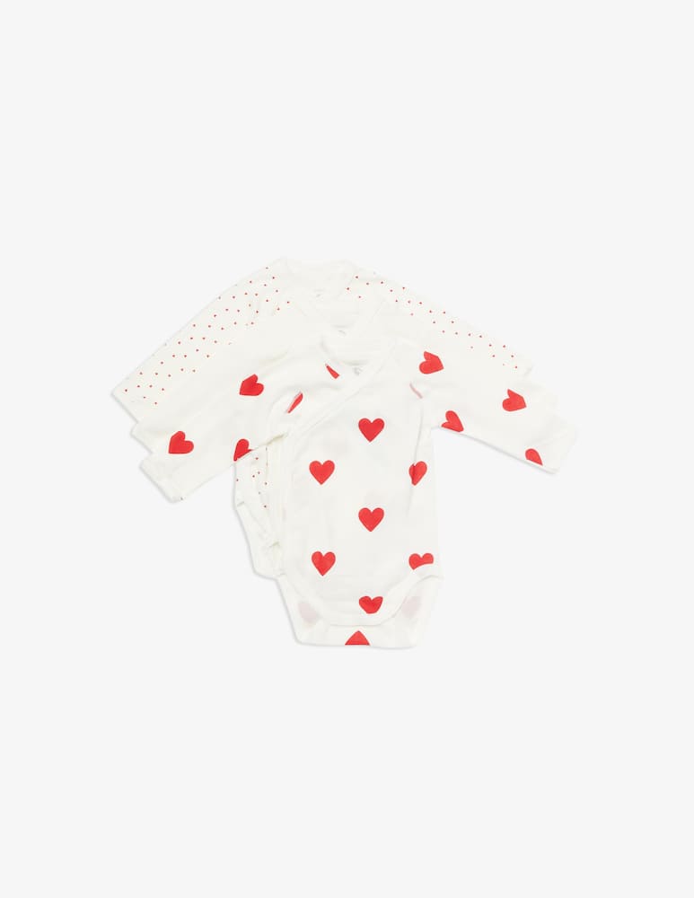 Petit Bateau Set con 3 body nascita - immagine 1 Petit Bateau Set con 3 body nascita - immagine 1