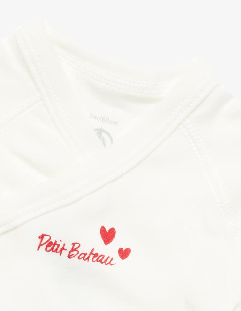 rinascente Petit Bateau Set con 3 body nascita