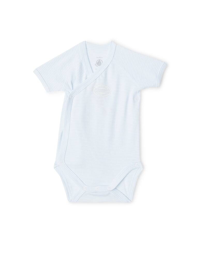 rinascente Petit Bateau Short sleeve bodyuit - Light blue