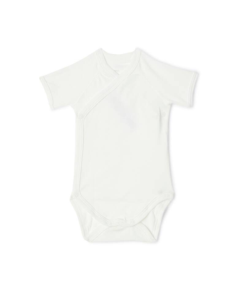 Petit Bateau Short sleeve bodyuit - Light blue - picture 4 Petit Bateau Short sleeve bodyuit - Light blue - picture 4