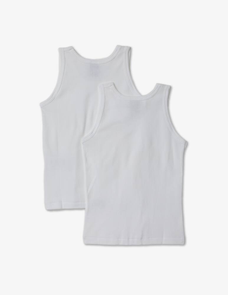 rinascente Petit Bateau Confezione di 2 canotte - Bianco