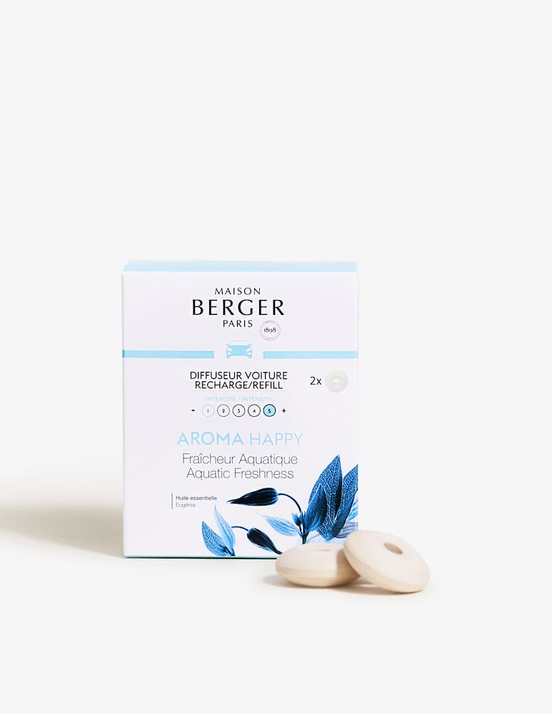 Maison Berger Ricarica Diffusore Auto Aroma Happy Set 2pz - immagine 1 Maison Berger Ricarica Diffusore Auto Aroma Happy Set 2pz - immagine 1