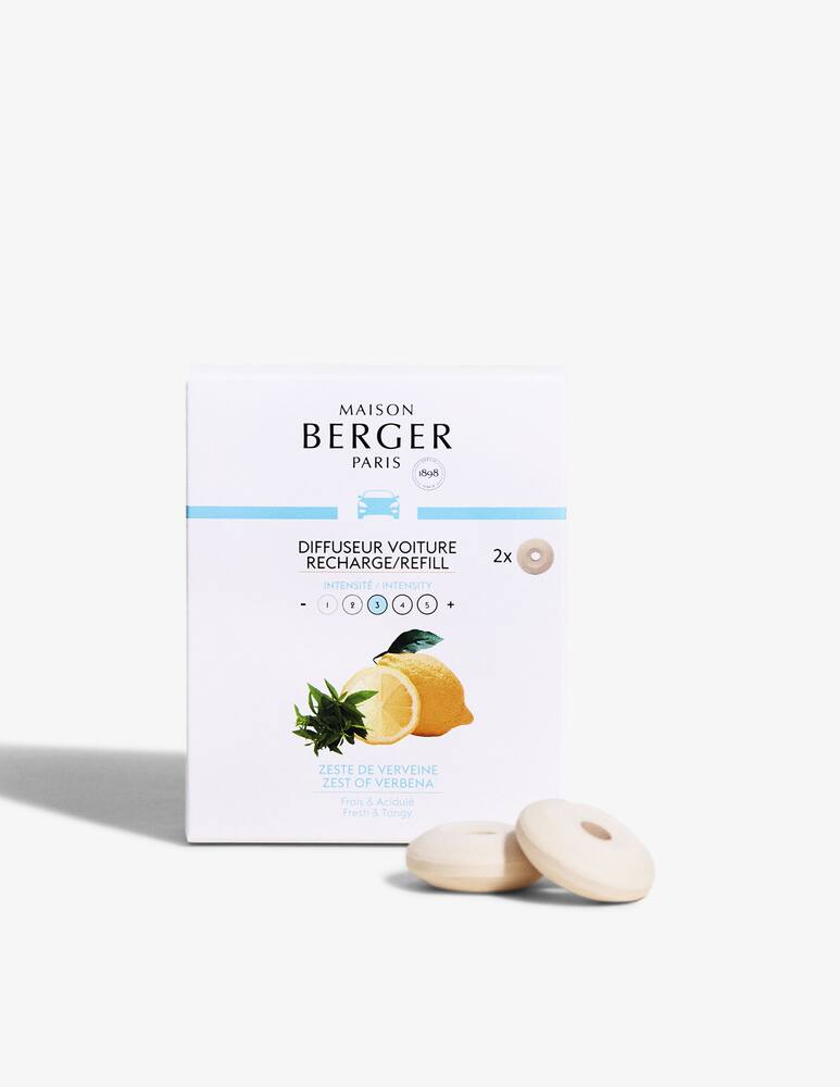 Maison Berger Ricarica Diffusore Auto Zeste Verveine Set 2pz - immagine 1 Maison Berger Ricarica Diffusore Auto Zeste Verveine Set 2pz - immagine 1