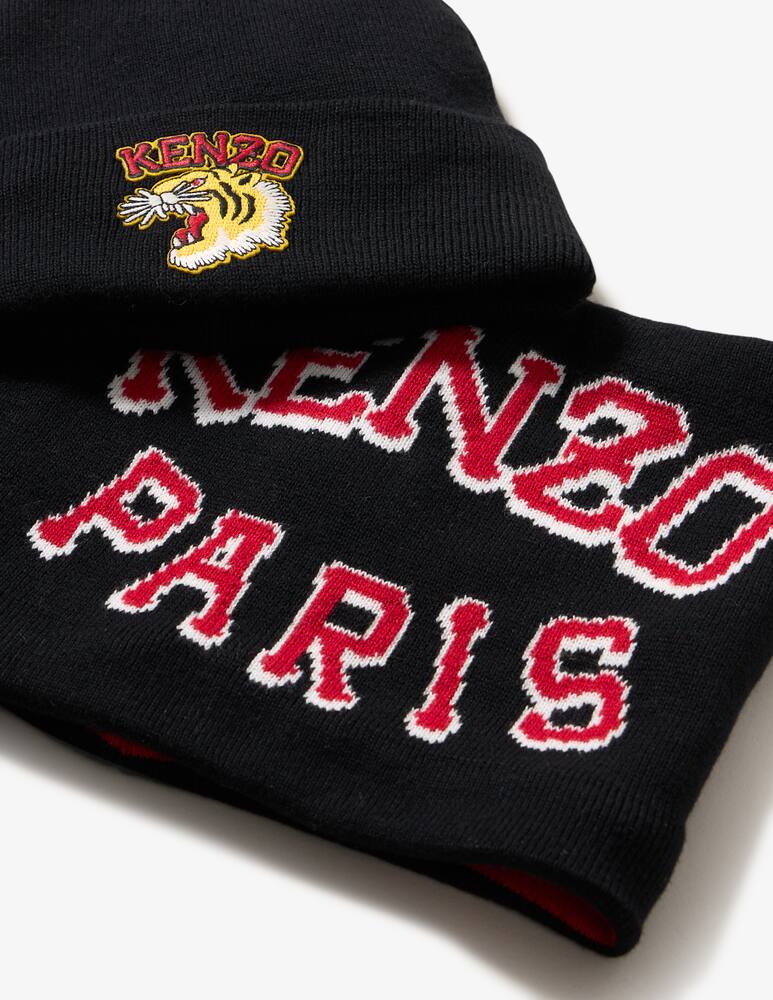 rinascente Kenzo Set berretto e scaldacollo jacquard logo