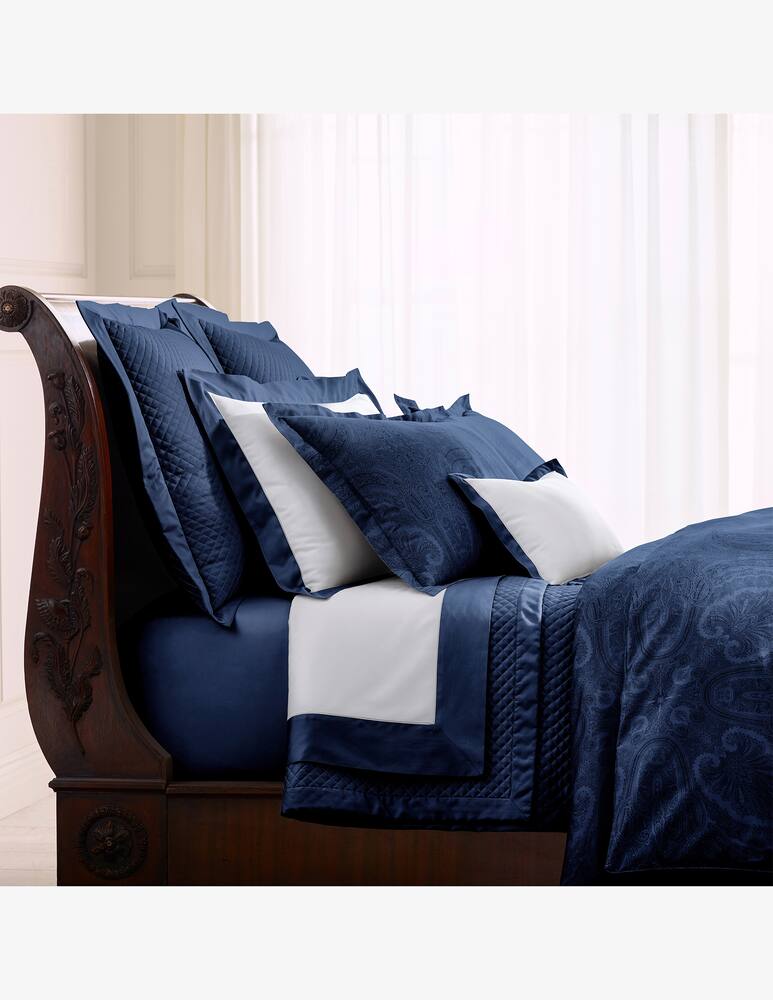 rinascente Ralph Lauren Home Doncaste Navyb Lenzuolo Sopra 240/280 Fr