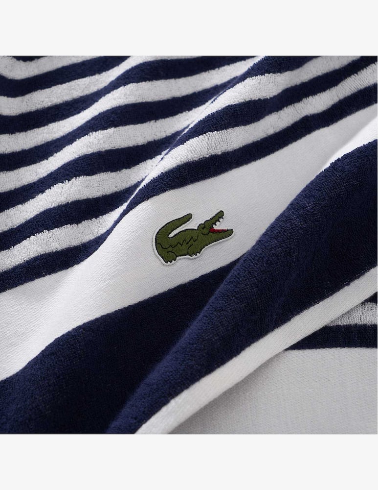 Lacoste Friendly Bath Towel Blue Rinascente.it