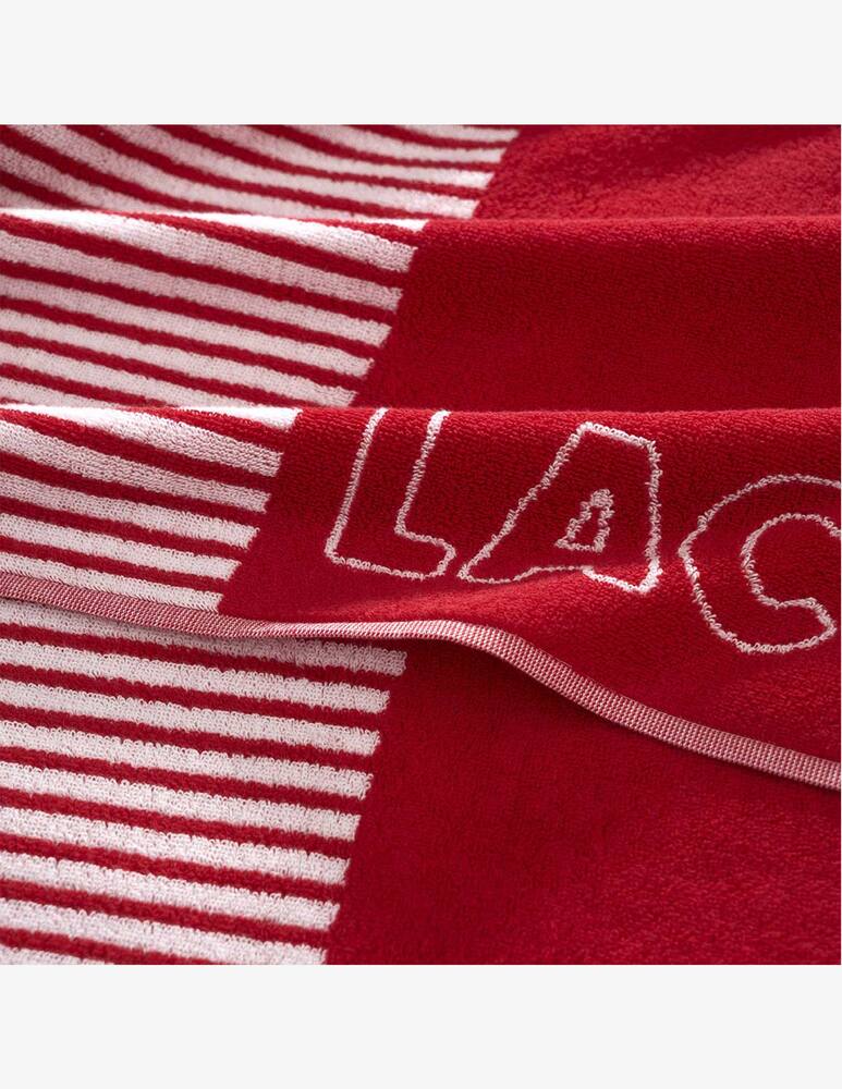 rinascente Lacoste Llaligne Beach Towel - Red
