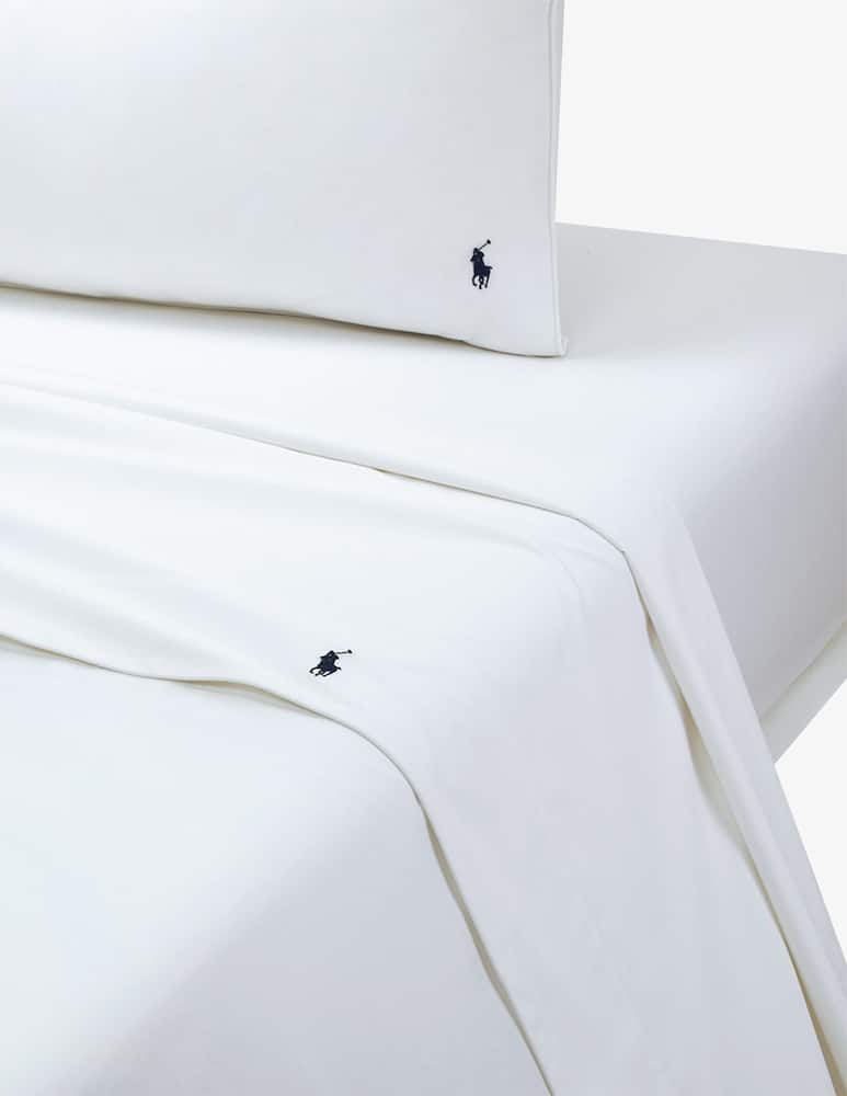 rinascente Polo Ralph Lauren Rlplayer White Flat Sheet 180/280 Fr