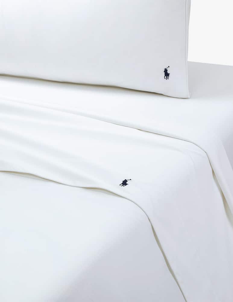 rinascente Polo Ralph Lauren Rlplayer White Flat Sheet 270/280 Fr