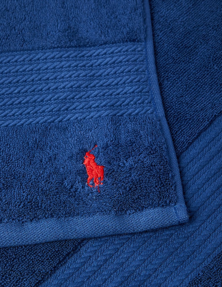 rinascente Ralph Lauren Home Player hand towel 50x100 - blue