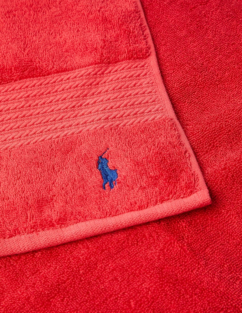 rinascente Ralph Lauren Home Player asciugamano 50x100 - rosso