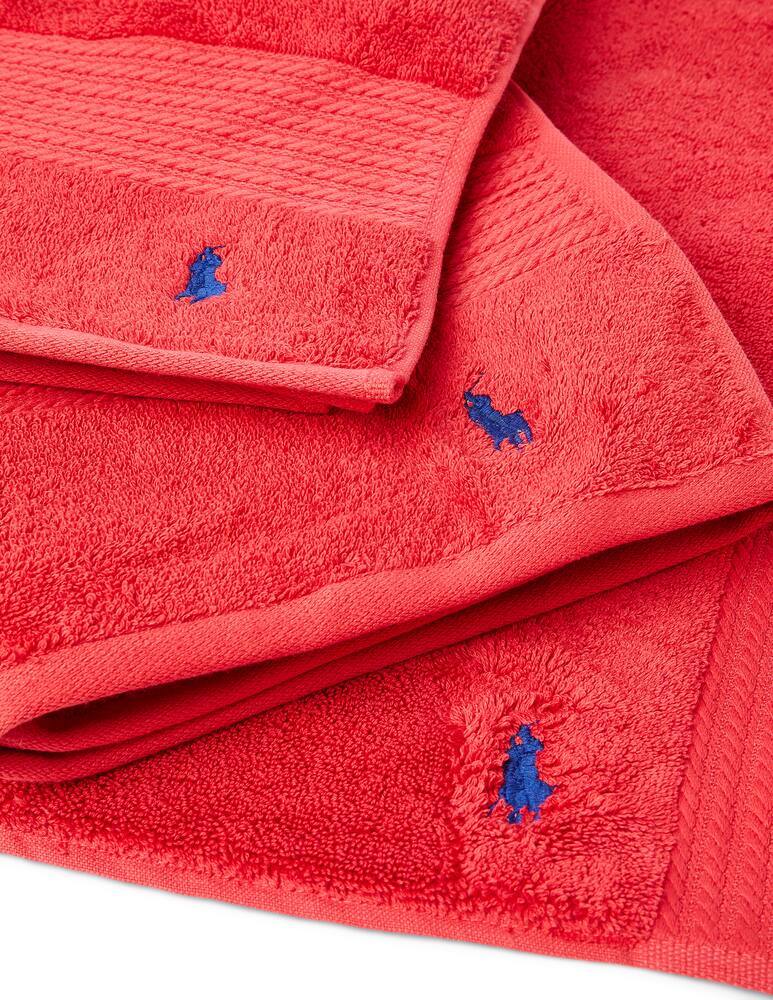 rinascente Ralph Lauren Home Player asciugamano 50x100 - rosso