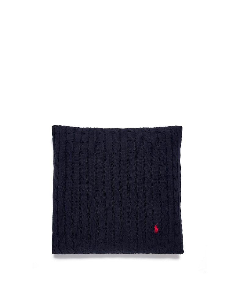 Ralph Lauren Home Player cable cushion cover 45x45 - picture 1 Ralph Lauren Home Player cable cushion cover 45x45 - picture 1