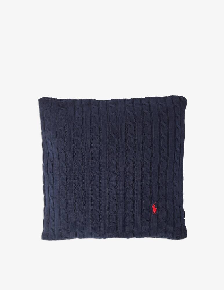 rinascente Ralph Lauren Home Player cable cushion cover 45x45 - blue
