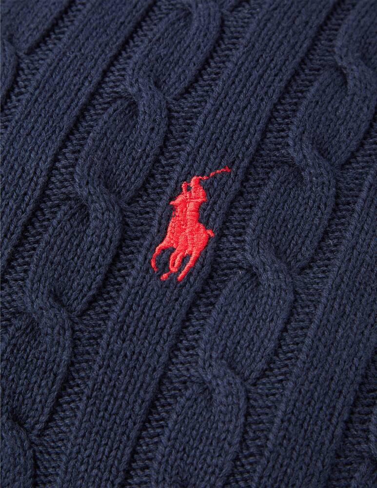 rinascente Ralph Lauren Home Player cable cushion cover 45x45 - blue