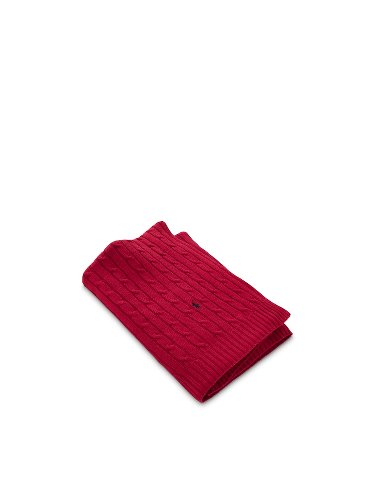 rinascente Ralph Lauren Home Player cable throw blanket 127x177