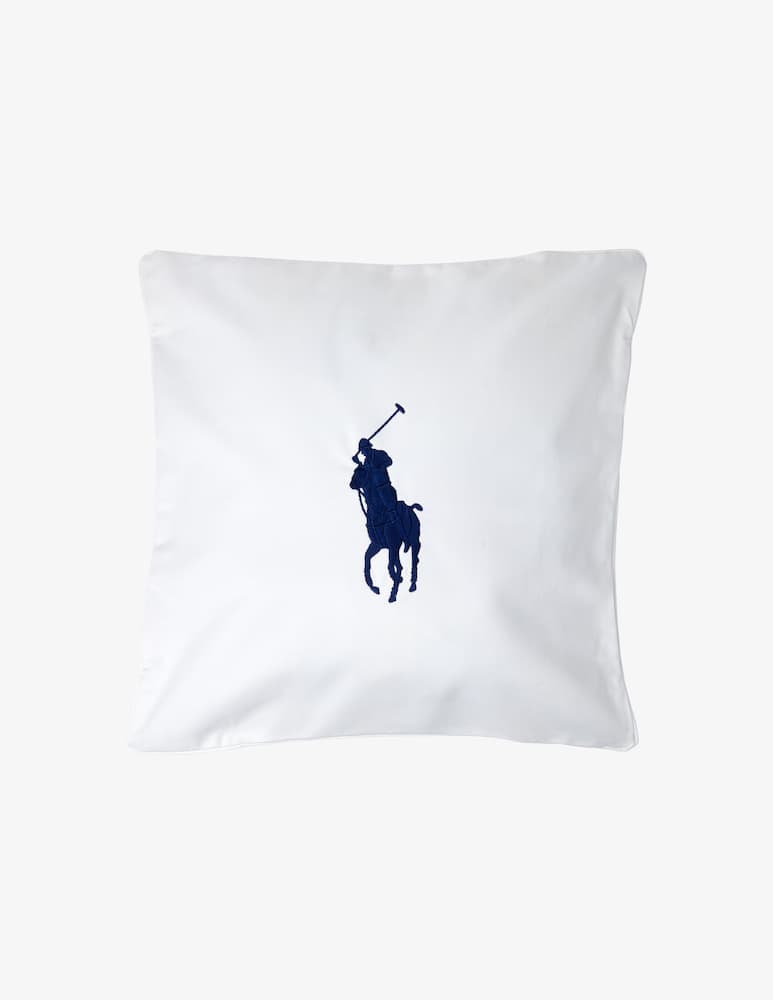 Ralph Lauren Home Big player pony cushion cover 50x50 - picture 1 Ralph Lauren Home Big player pony cushion cover 50x50 - picture 1