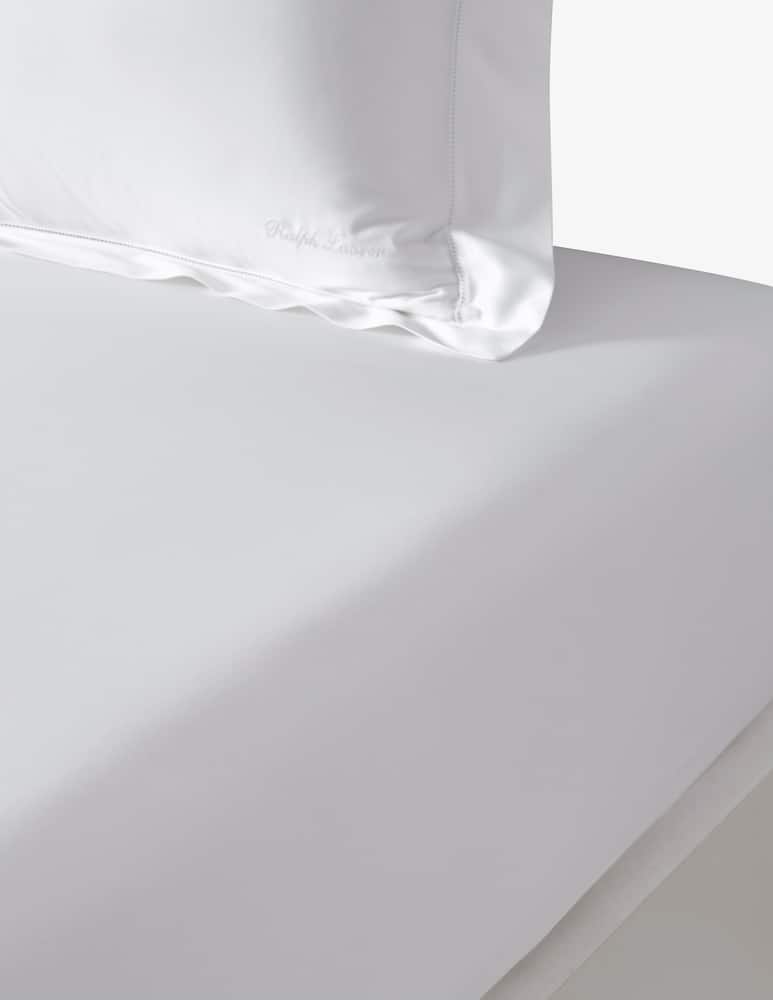 rinascente Ralph Lauren Home Clrl624 White Fitted Sheet