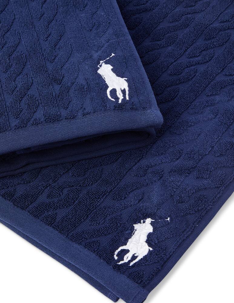 rinascente Ralph Lauren Home Player shower towel 62x137 - blue