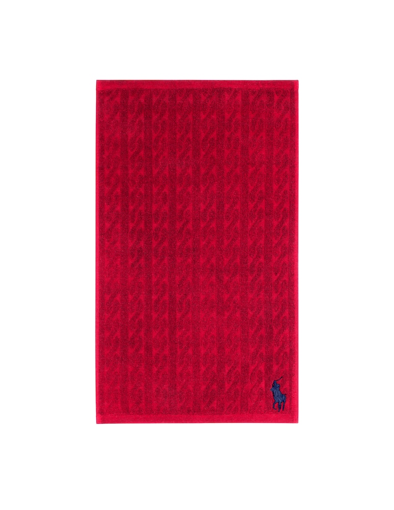 rinascente Ralph Lauren Home Cable asciugamano ospite 42x71