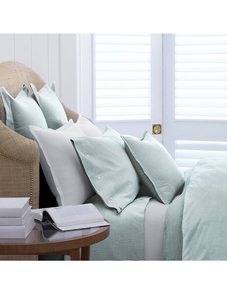 rinascente Ralph Lauren Home Oxford Evergre Flat Sheet - green