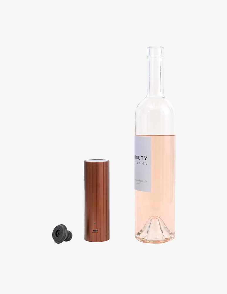 rinascente L'Atelier du Vin Gard Vin On/Off Power pompa per vuoto elettronica con guarnizioni - Marrone