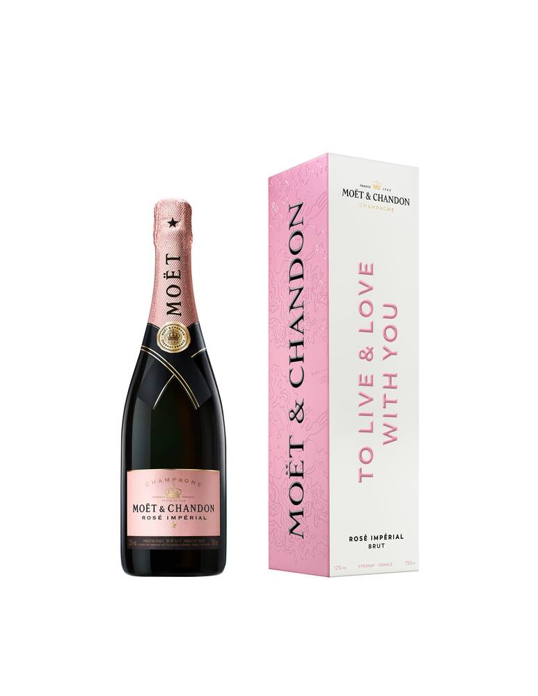 rinascente Moët & Chandon Say Yes to Love Rosé Impérial Astucciato in Limited Edition