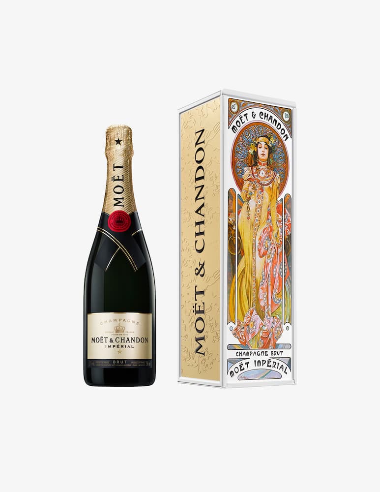 Moët & Chandon Champagne Brut Impérial Limited Edition x Mucha Gold 2023 - picture 1 Moët & Chandon Champagne Brut Impérial Limited Edition x Mucha Gold 2023 - picture 1