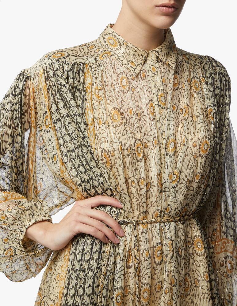 rinascente Mes Demoiselles Lurex long dress