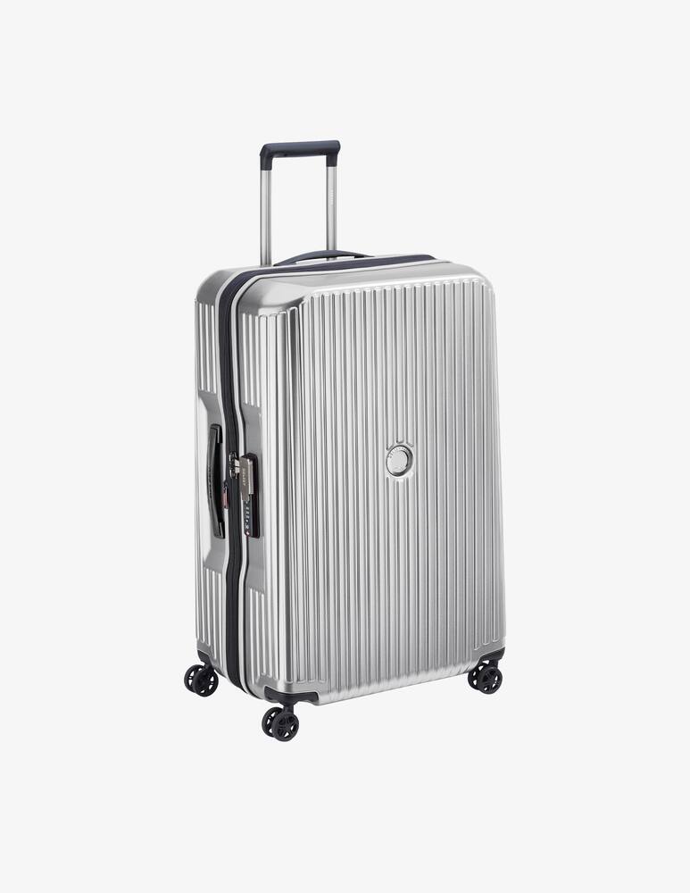 rinascente Delsey Securitime Zip Expandable Check In Trolley 32/36 - Silver