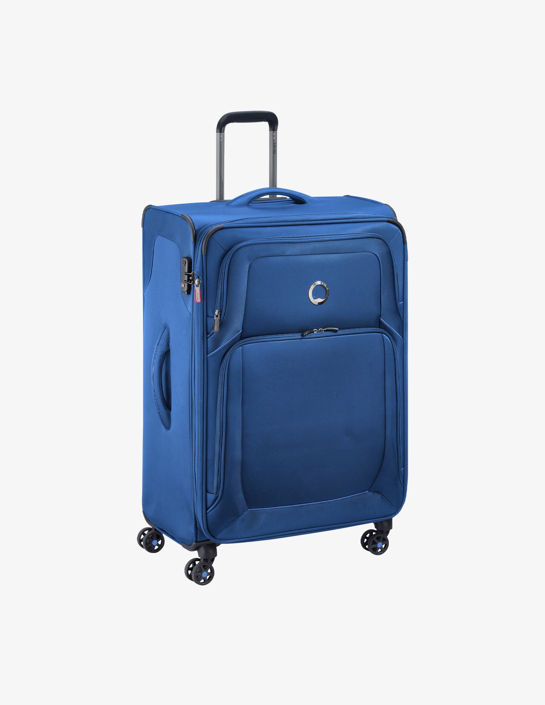 Shop Delsey Optimax Lite Expandable Trolley 30/33.5 Blue on Rinascente