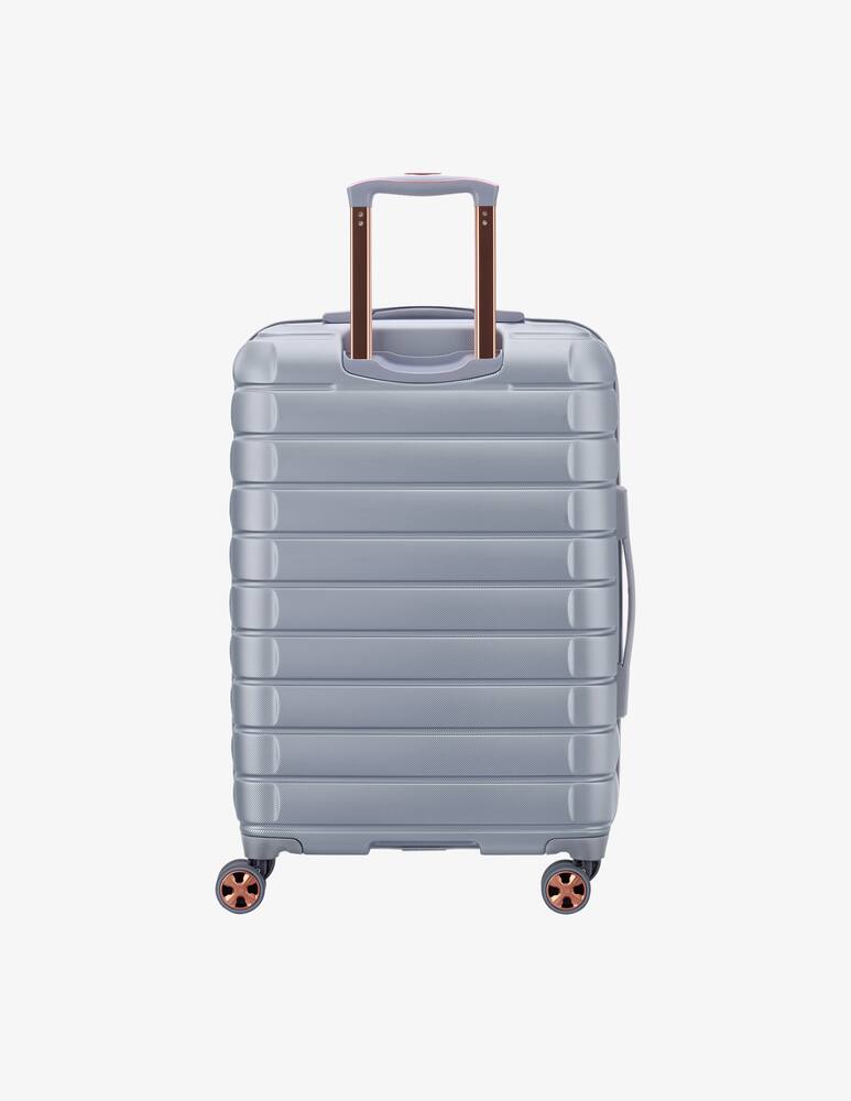 rinascente Delsey Shadow 5.0 Expandable Check In Trolley 29.5/32.5 - Silver