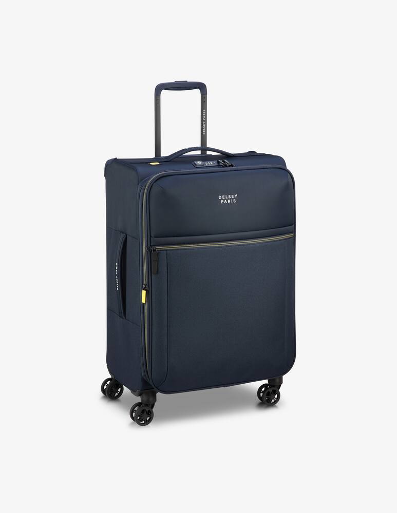 rinascente Delsey Brochant 3 Suitcase M Expandable 67 Cm In Recycled Material