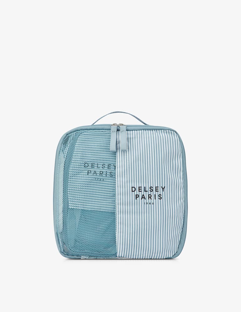 Delsey Set Organizer Valigia A Righe Azzurre - immagine 1 Delsey Set Organizer Valigia A Righe Azzurre - immagine 1