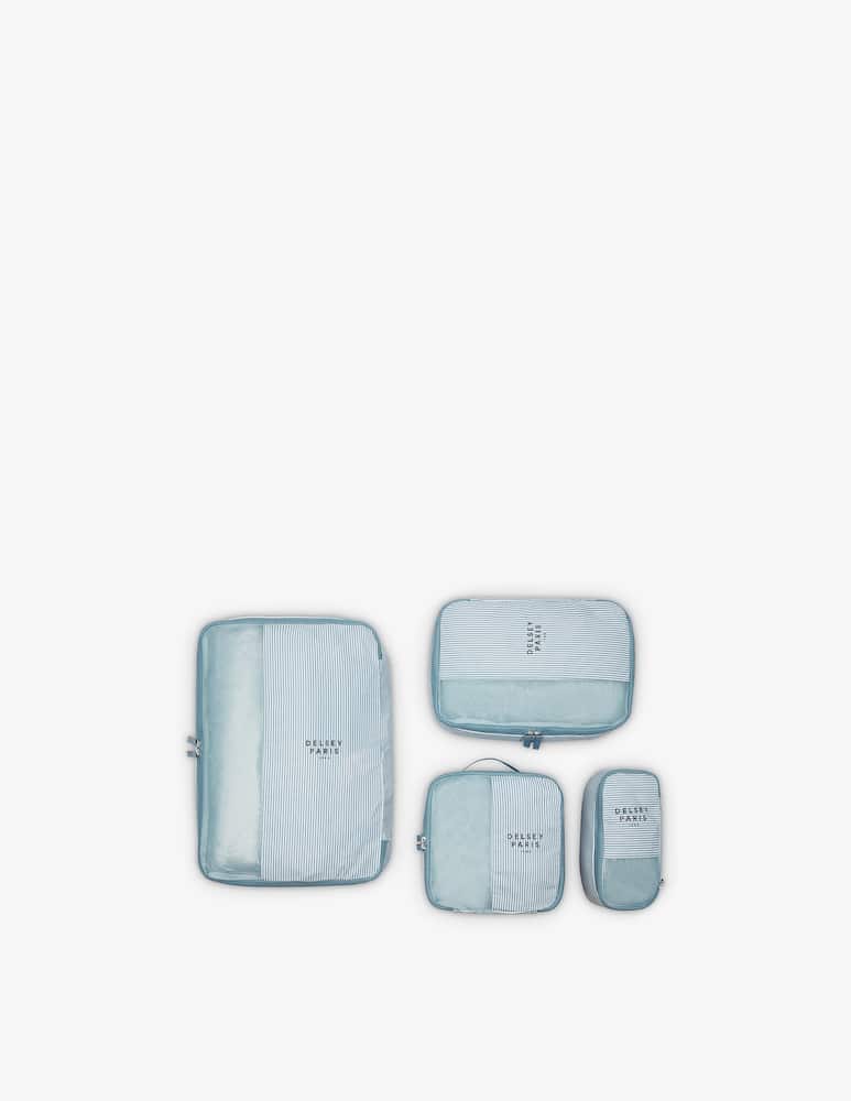 Delsey Set Organizer Valigia A Righe Azzurre - immagine 3 Delsey Set Organizer Valigia A Righe Azzurre - immagine 3