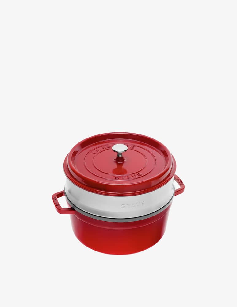 Staub Cocotte Con Cestello Vapore 24cm - immagine 1