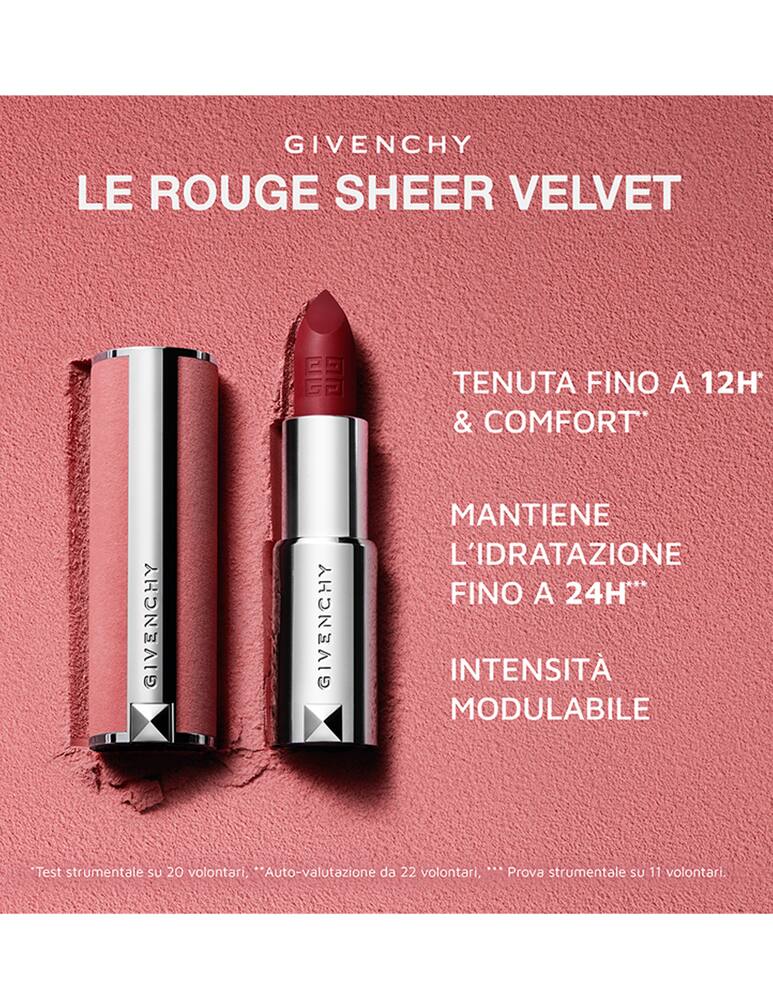 rinascente Givenchy Le Rouge Sheer Velvet