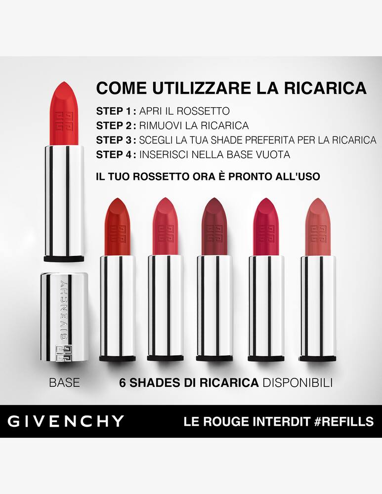 rinascente Givenchy Le Rouge Interdit Intense Silk Refill