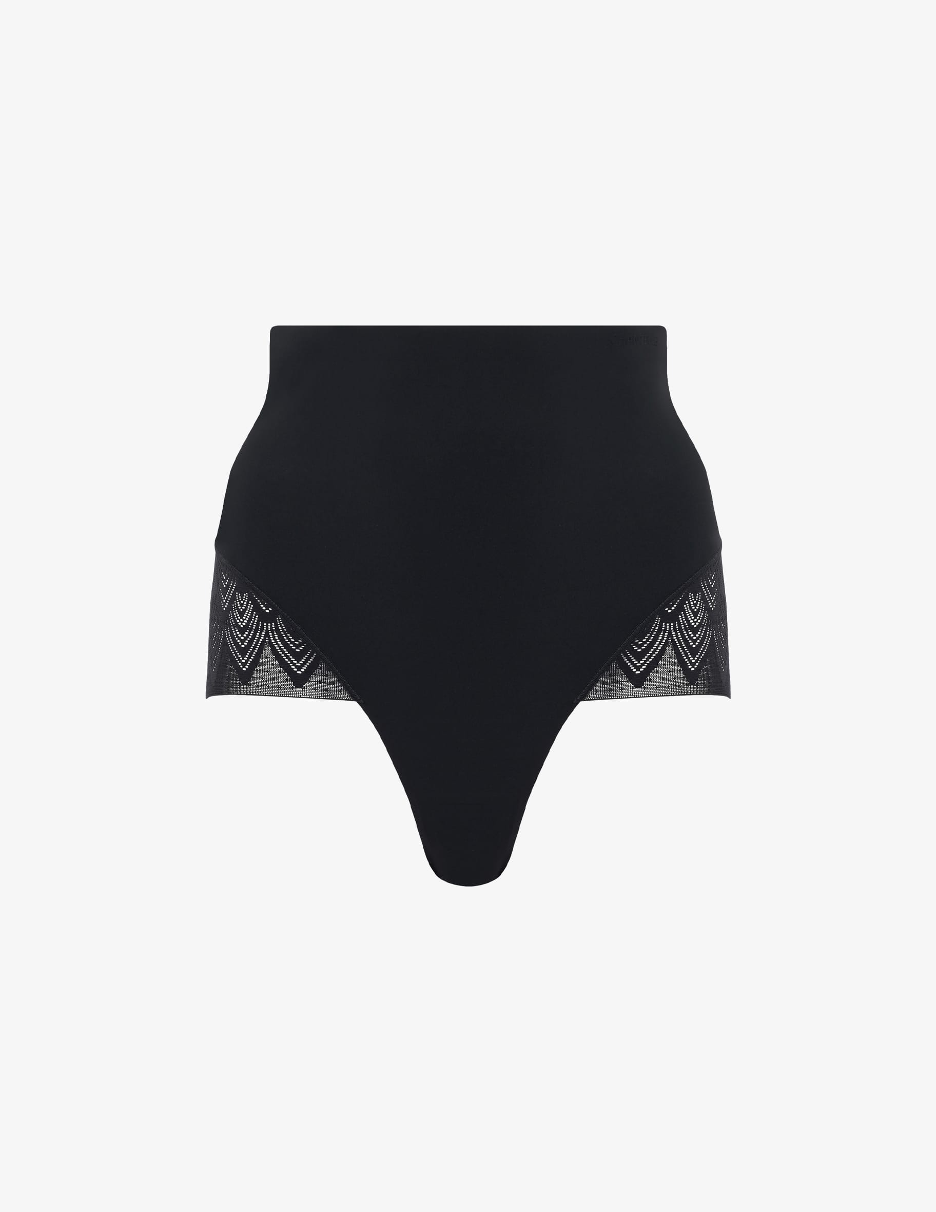Culotte taille haute gainante - Noire en nylon Miraclesuit