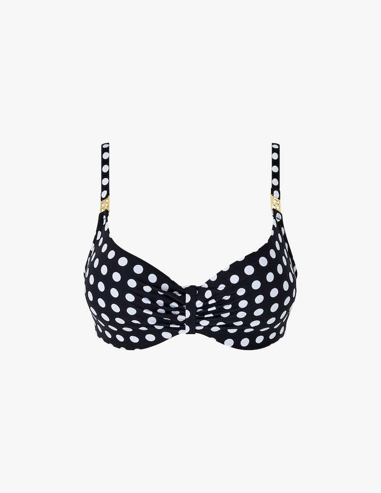 rinascente Chantelle Polka dot underwired bikini top