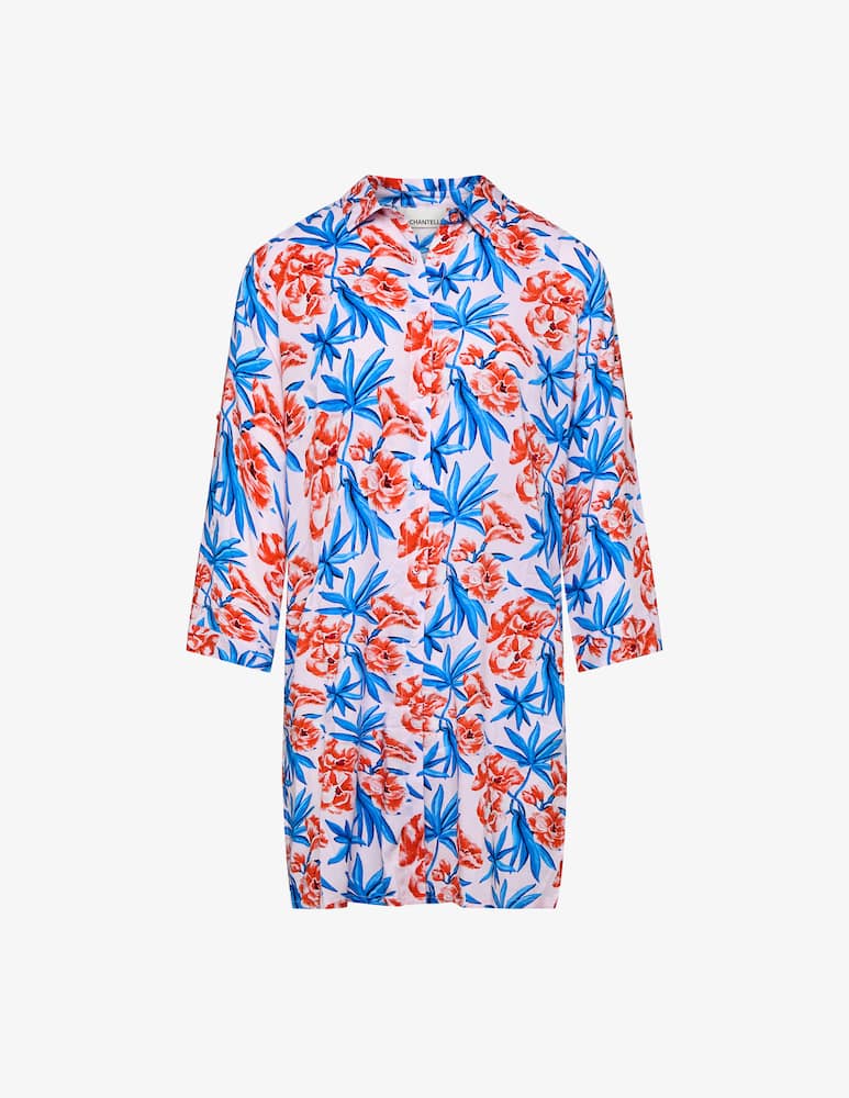 rinascente Chantelle Floral print shirt dress