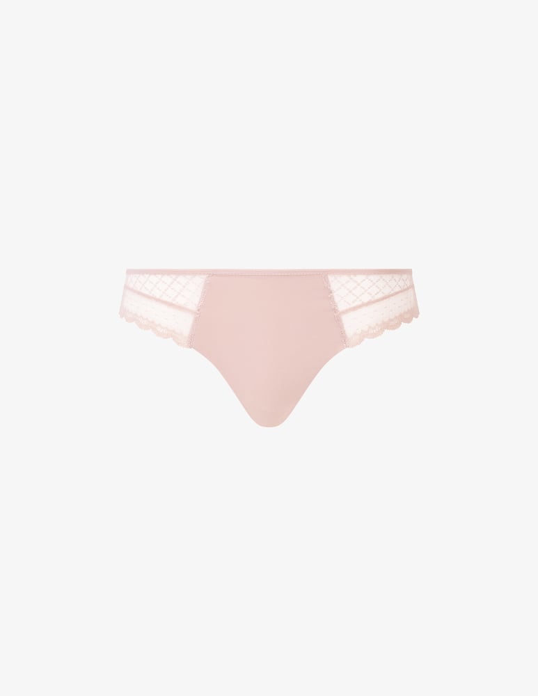 Chantelle Lace panel tanga briefs - picture 1 Chantelle Lace panel tanga briefs - picture 1