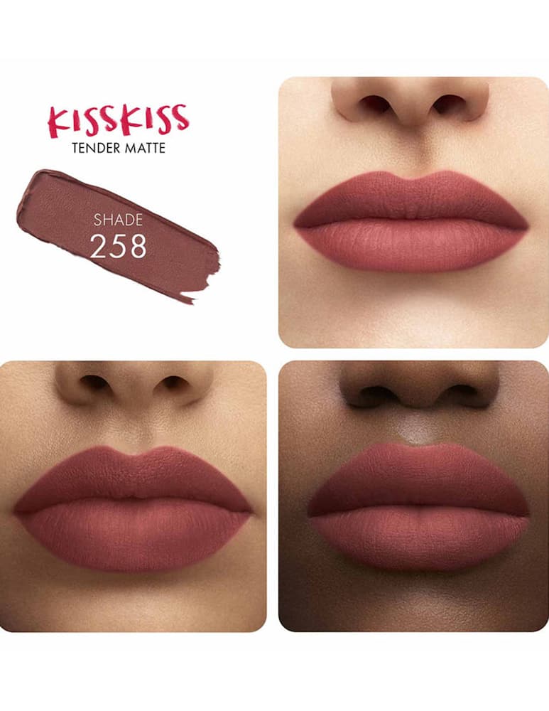rinascente Guerlain KissKiss Tender Matte rossetto matte luminoso comfort 16 ore