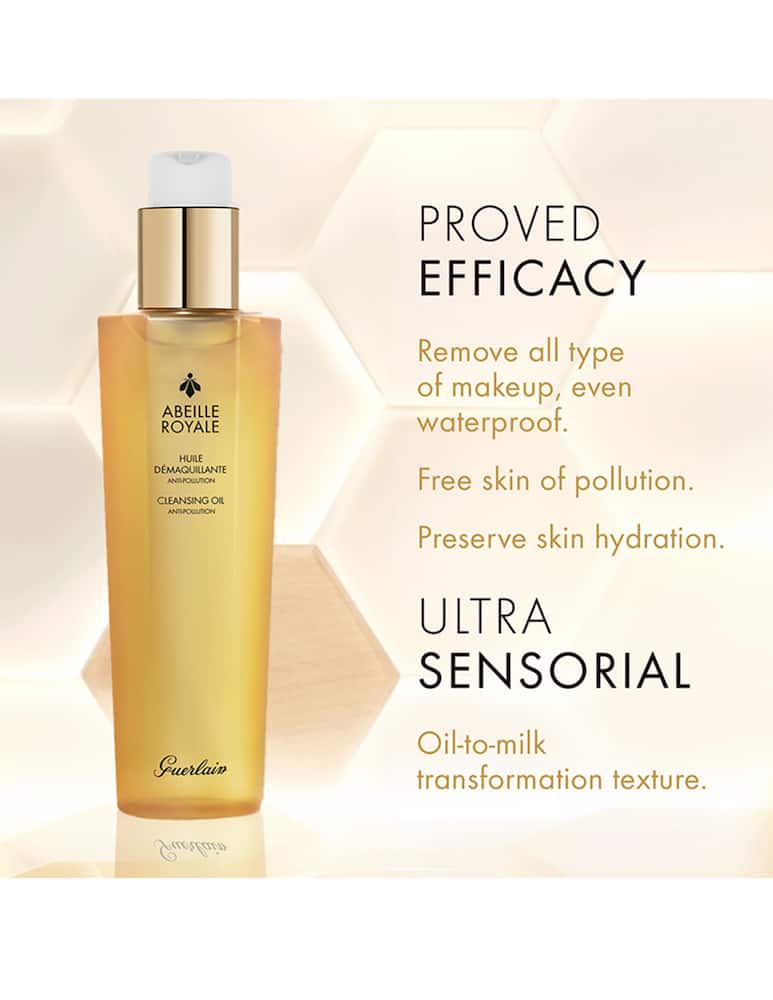 Guerlain Abeille Royale Huile Démaquillante Anti-Pollution struccante - immagine 3 Guerlain Abeille Royale Huile Démaquillante Anti-Pollution struccante - immagine 3