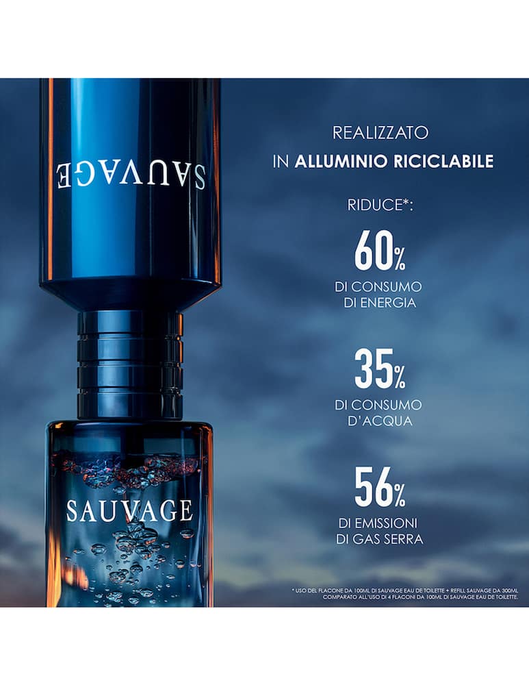 rinascente DIOR Sauvage Eau de Toilette Ricarica 300ml