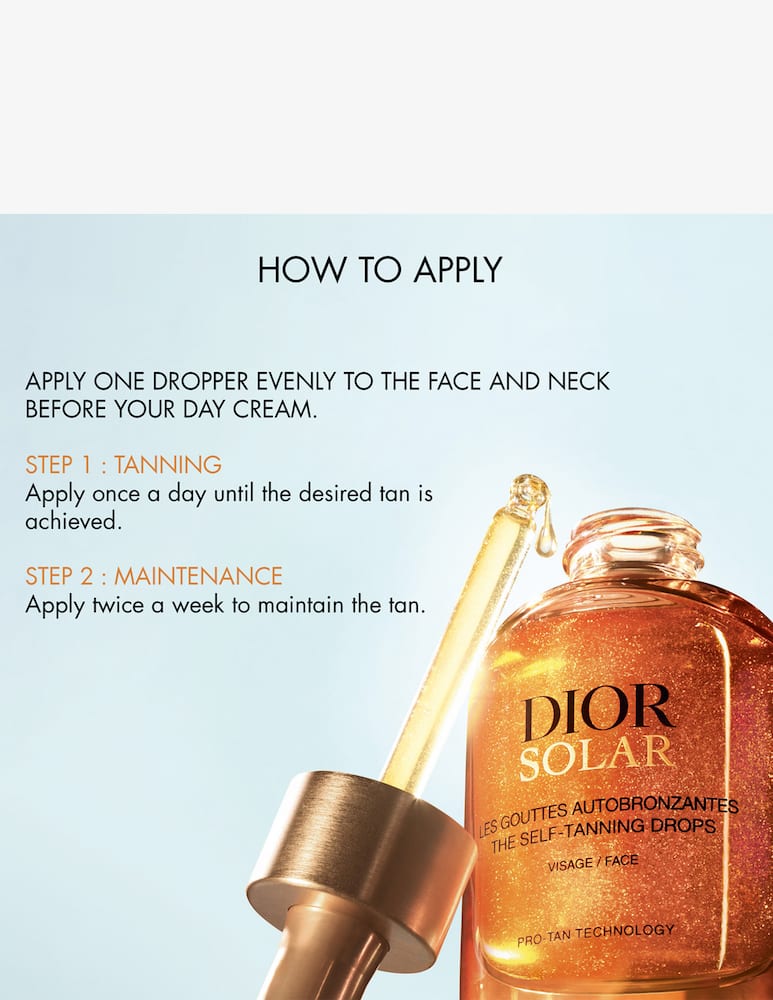 DIOR Dior Solar The Self-Tanning Drops - picture 5 DIOR Dior Solar The Self-Tanning Drops - picture 5