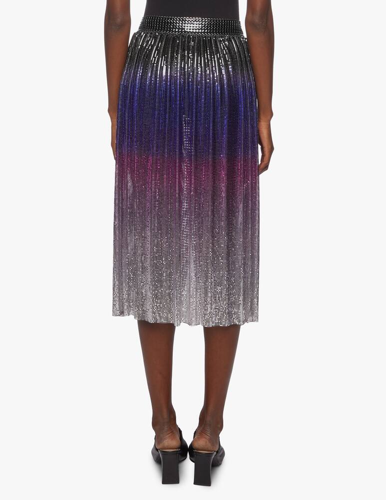 rinascente Rabanne Gonna midi plissè tie-dye