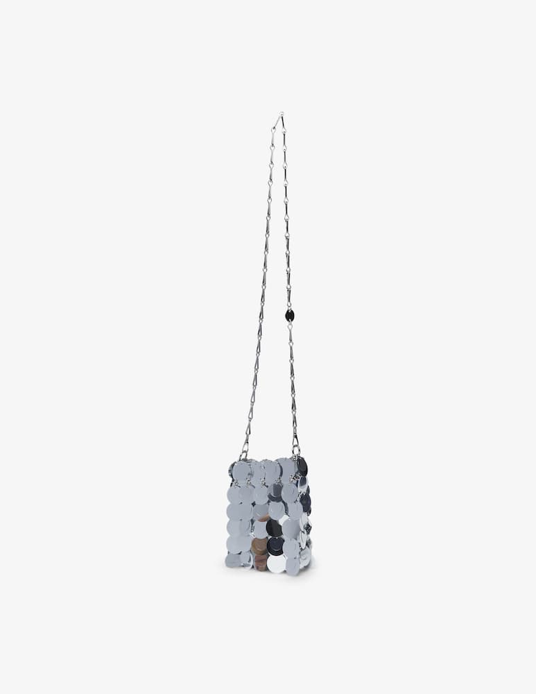 rinascente Rabanne Sparkle mini pailettes bag