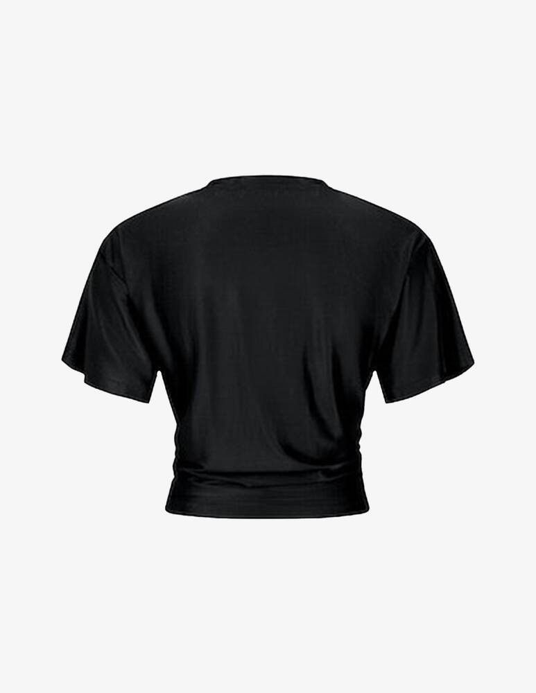 rinascente Rabanne T-shirt intrecciata con anello 