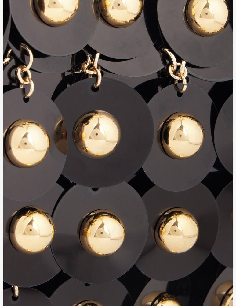 rinascente Rabanne Borsa Black Sparkle Nano Sphere